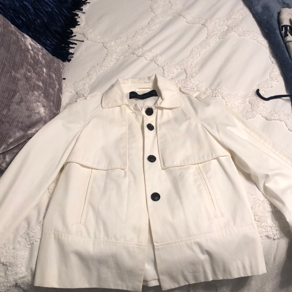 Zara Basic White Blazer - image 3